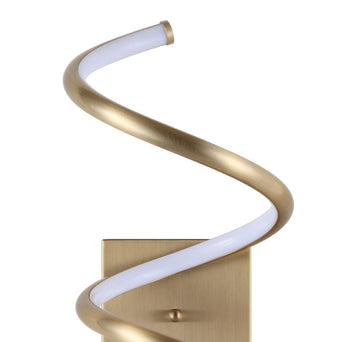 Scribble 7" Modern Metal Integrated LED Vanity Light Sconce